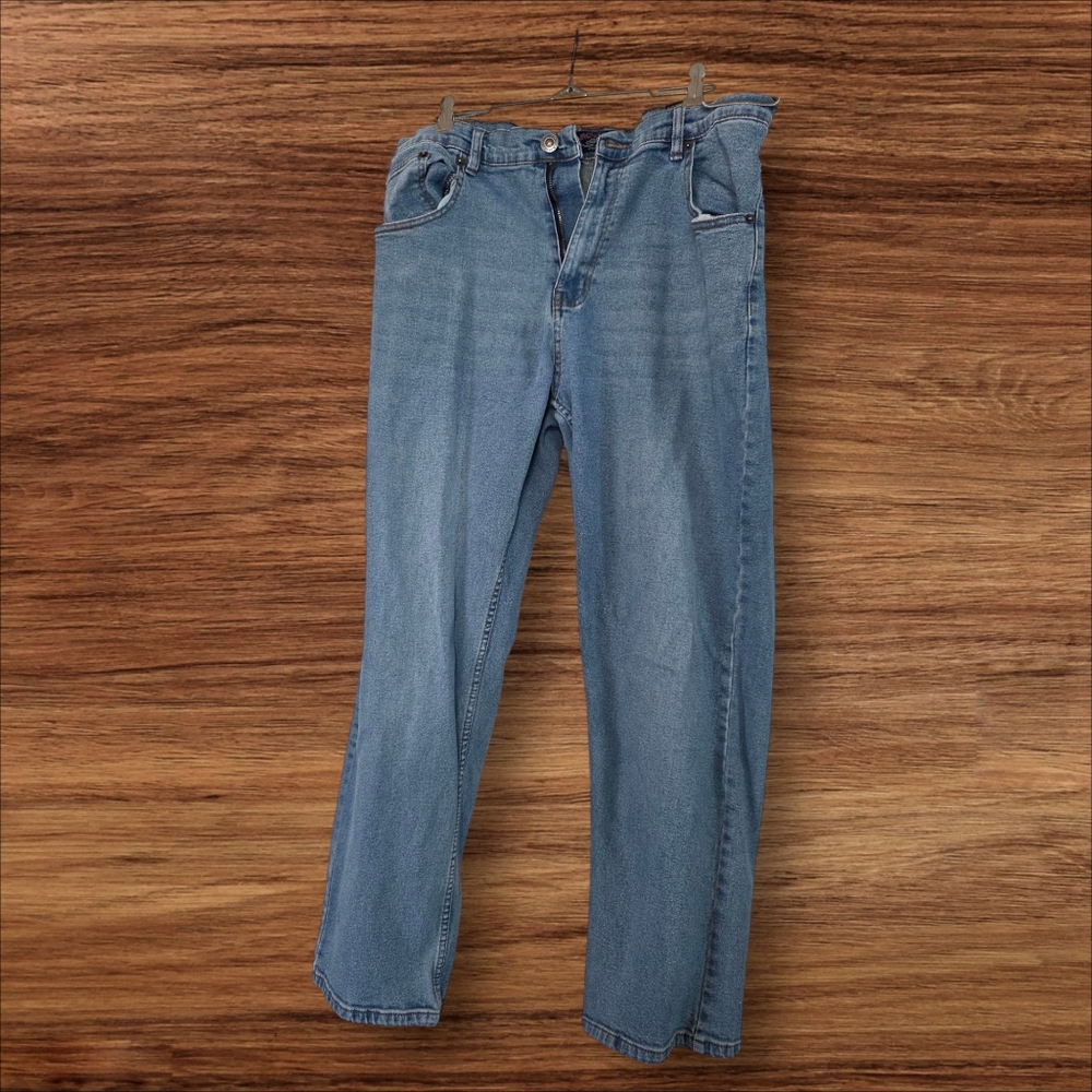 Mens Architect Blue Straight Leg Jeans Sz 36×30